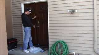 Installing a T Astragal on a Dual Front Door [upl. by Bello]