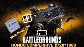 5700X3D WITH PBO2  RTX 3070 PUBG BATTLEGROUNDS BENCHMARK RONDO 1728x1080 [upl. by Holbrook277]