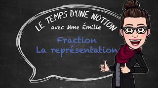 Fraction la représentation  mathématique 4e année [upl. by Ellecram]