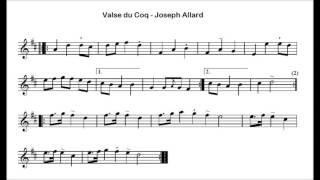 ♫ Joseph Allard  Valse du Coq violonviolin ♫ [upl. by Mellisent227]