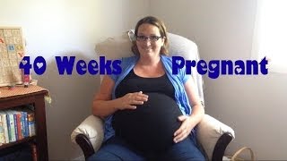 40 Weeks Pregnant Any Day Now Right [upl. by Ecnahc]