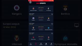 BiNGSPORTS app for live streaming Football matches on Iphone [upl. by Kaczer]