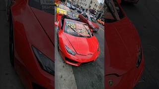 అమెరికా లో Lamborghini car rent cheyyochu Los Angeles California Lamborghini in USA Motovlog [upl. by Herstein70]