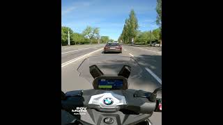 BMW C400X Lightning fast in the City  RAW SOUND  4K [upl. by Nogem]