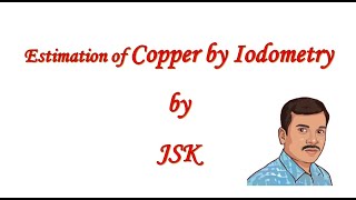 Estimation of Copper by Iodometry [upl. by Audri44]