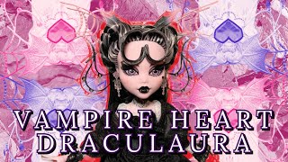 VAMPIRE HEART DRACULAURA IS HERE Monster High G1 Alumni Collector Doll Review amp Unboxing 🩷🦇 [upl. by Natsirhc]