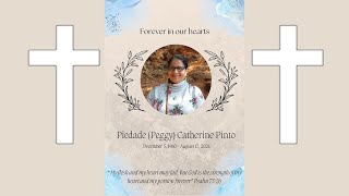 Live Streaming of Funeral Service of Piedade Peggy Catherine Pinto [upl. by Lemra193]