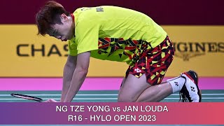 Ng Tze Yong vs Jan Louda  Badminton Hylo Open 2023 [upl. by Chrisse169]