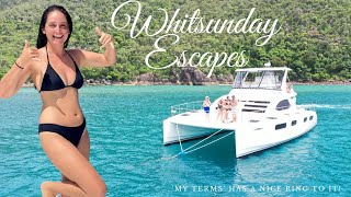 Bareboating the WHITSUNDAY Islands  MY TERMS has a nice ring to it  EP10Travelling Australia [upl. by Ettenad852]