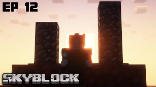 NEXT MOVE THE NETHER🏝️ Skyblock 1201 Survival  EP 12 [upl. by Lytsyrk]