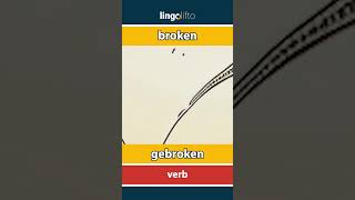 🇬🇧🇳🇱 broken  gebroken  vocabulary builder  learn English  laten we Engels leren [upl. by Ielak]