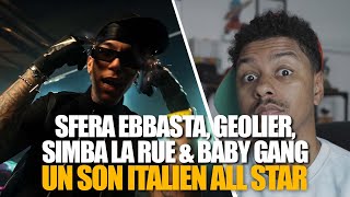 Je réagis à Sfera Ebbasta Geolier Simba La Rue Baby Gang  Calcolatrici  REACTION amp AVIS [upl. by Trevar]