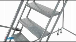 Industrial Steel Rolling Ladders [upl. by Akinad890]