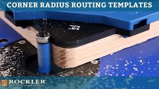 Rockler Corner Radius Routing Templates [upl. by Broida]