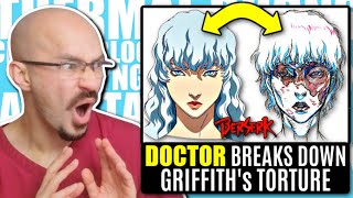 Doctor Reacts to the Torture of Griffith  BERSERK Anime [upl. by Dinsdale806]