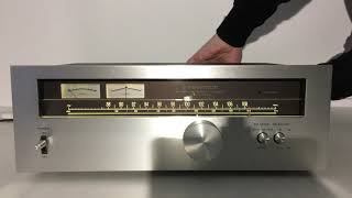 Kenwood KT5500 Tuner 1978  Function demo [upl. by Zenas19]