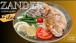 quot5Star Hotel Experience at Home Butter Garlic Zander Fillet RecipeHathykitchen Nr 6 [upl. by Cristiano]