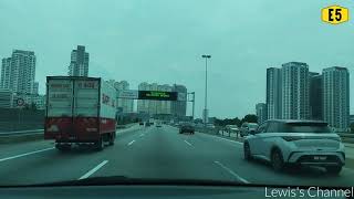 Subang Jaya Plaza Tol Sunway to Bandar Botanic  E5 Lebuhraya Shah Alam KESAS  Selangor [upl. by Ojeibbob872]