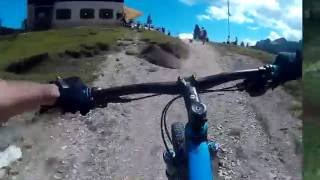 MTB Dolomiti Croda da lago forcella Ambrizzola [upl. by Cline]