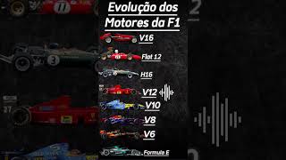 Evolução dos motores da F1 🔥 motor formula1 f1 evolution evolução carro shorts viral [upl. by Gayel]