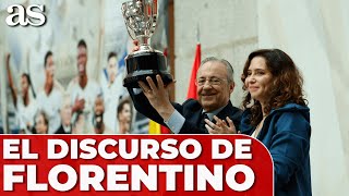 FLORENTINO PÉREZ DISCURSO CAMPEÓN LIGA REAL MADRID  Fiesta Cibeles [upl. by Dona]