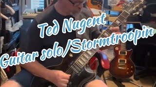 Ted Nugentdouble live gonzo guitar solostormtroopin cover guitarcover guitarsolo [upl. by Iyre978]