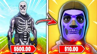 Top 10 RAREST Fortnite Skins RUINED BY RETURNING [upl. by Terrel941]