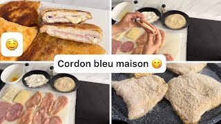 Recette cordon bleu maison facilerapide et tellement bon 😍 [upl. by Anstus]