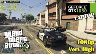 GTX 1050  GTA V  5  1080p Very High Settings [upl. by Ikram]