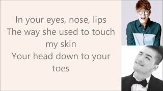 Eyes Nose Lips  English Cover by Eric Nam lyric video [upl. by Hofstetter]