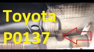 Causes and Fixes Toyota P0137 Code O2 Sensor Circuit Low Voltage Bank 1 Sensor 2 [upl. by Sokairyk]