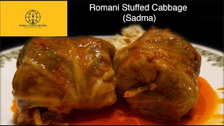 How To Make Romani Stuffed Cabbage Called Sadma aka Golumpki [upl. by Ellebana]