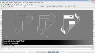 DraftSight  Dessiner une axonométrie [upl. by Sean]