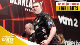 HOME CROWD DELIGHT  Day One Afternoon Highlights  2023 Belgian Darts Open [upl. by Ahsital]