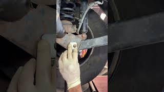 Caster Adjustment broken car cars carasmr automobile diy jeep mechanic repair [upl. by Kirtap]