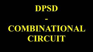 DPSD Unit 2  COMBINATIONAL CIRCUIT Tamil [upl. by Weasner]