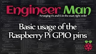 Basic usage of the Raspberry Pi GPIO pins [upl. by Deyes66]