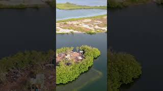 Alone but Not Lonely Life on a Hidden Island  Drone Shot with DJI Mini 4K [upl. by Denney]