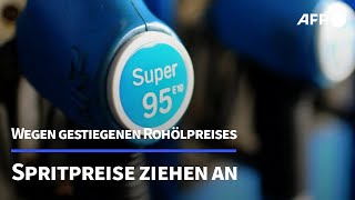 Spritpreise ziehen wieder spürbar an  AFP [upl. by Skilken93]