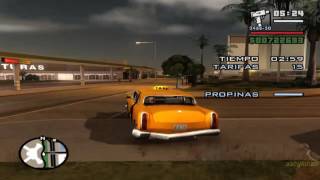 Grand Theft Auto San Andreas Remastered 100 Misiones Taxi Taxi Driver 50 Tarifas y Nitro [upl. by Tedmann]