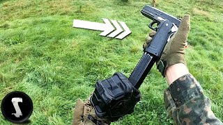 Terrifying the SHT out of Players with Worlds FASTEST FullAuto Airsoft Pistol [upl. by Aneetak]