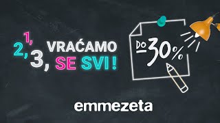 Emmezeta  AKCIJA quot1 2 3 vraćamo se sviquot od 208 do 2982021 [upl. by Rola105]