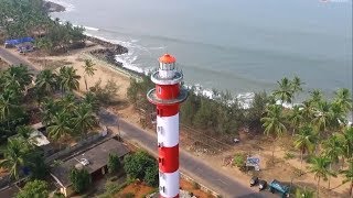 Guhagar Light House  Aerial Filming  Nine Exposures [upl. by Eriha]