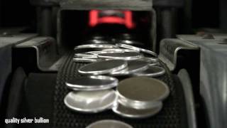 Coin Minting Process  Quality Silver Bullion [upl. by Felt460]