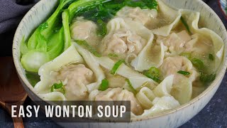 Easy Chinese Wonton Soup [upl. by Eelimaj]