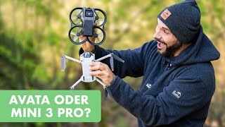 DJI MINI 3 PRO oder AVATA 📷 Welche Drohne für Foto amp Video  Jaworskyj [upl. by Oenire]