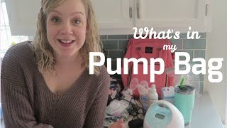 Whats in my Pump Bag  Exclusive Pumping  Working Mama [upl. by Artinak]