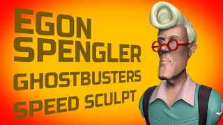 EGON SPENGLER SPEED SCULPTING IN ZBRUSH [upl. by Aggappora]