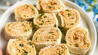 Buffalo Chicken Pinwheels  Pinwheel Sandwich Recipe  Picnic Food Ideas  Mini Appetizer [upl. by Oibaf]