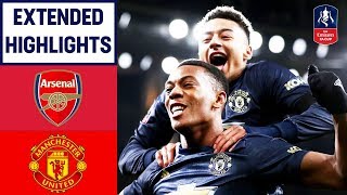 Clinical United Too Strong for the Gunners  Arsenal 13 Manchester United  Emirates FA Cup 201819 [upl. by Petromilli471]